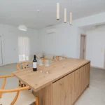 Open-plan living and dining area